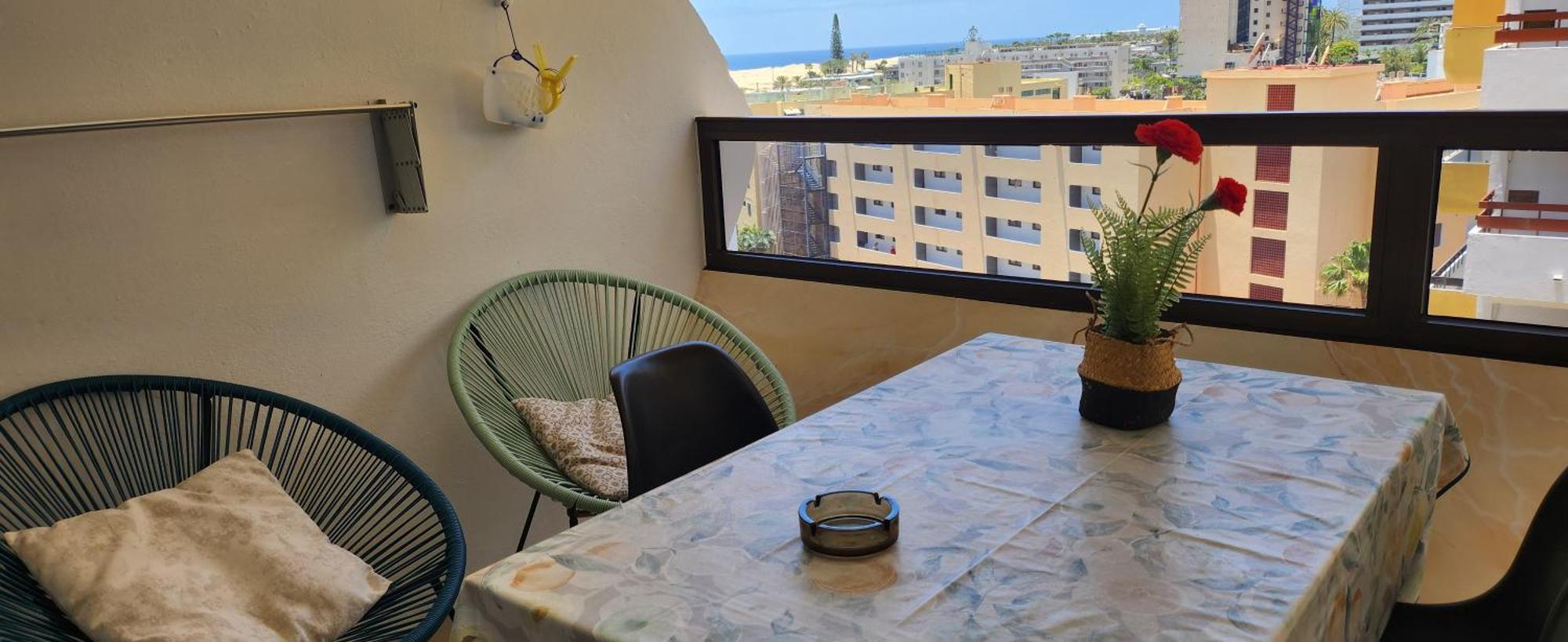 Playa del Ingles. Apartamento al lado del océano San Bartolomé Exterior foto